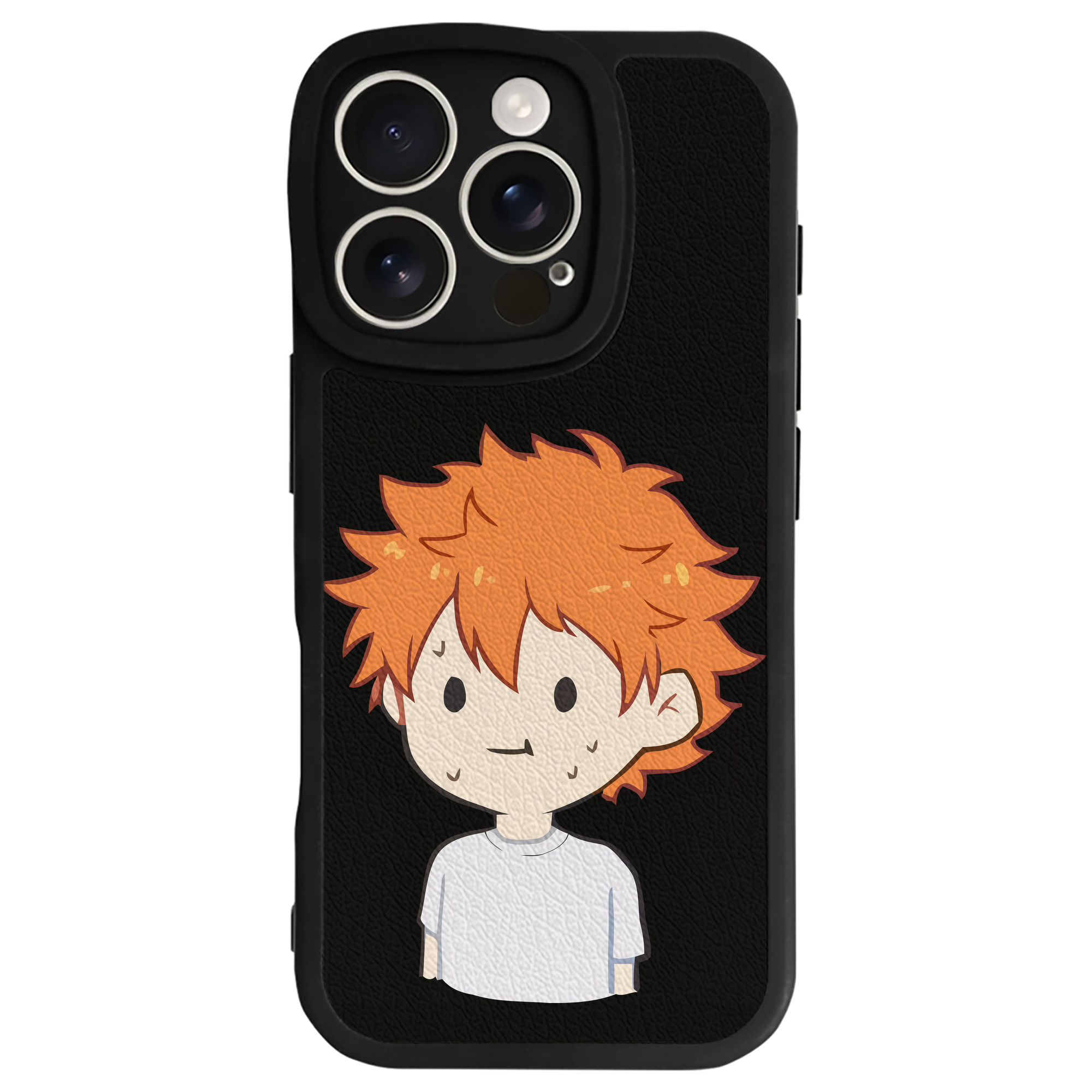 （画像用） ハイキュー!! Haikyu!! 【iPhone 16シリーズ対応】シリコンスマホケース（レザー調） 材質：シリコン